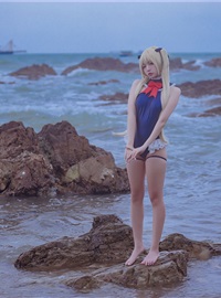 Nisa Nisa NO.123 Blue Mary Rose Swimsuit(2)